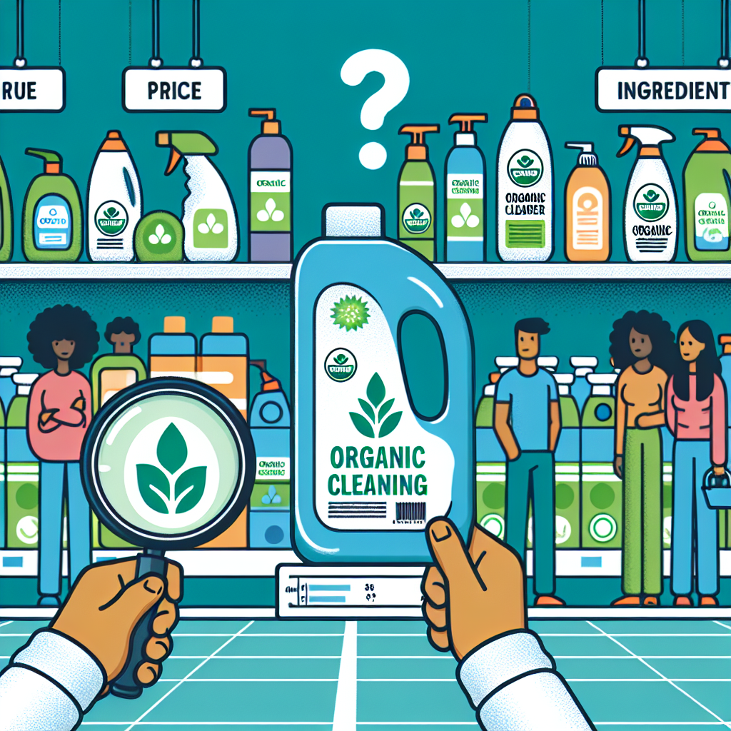 Evaluating the Value: Are Organic Cleaning Products Worth It?